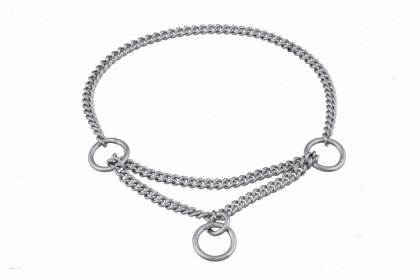 Alvalley Martingale Show Chain Collar (size: 10in x 1.2 mm)